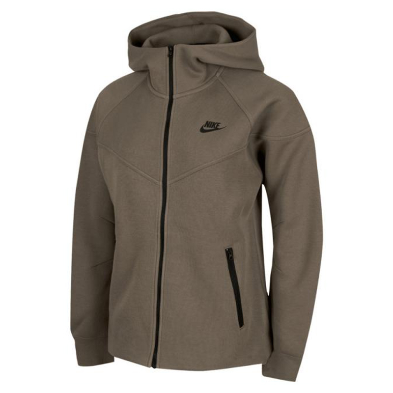 NIKE耐克女子AS W NSW TCH FLC WR FZ HDY针织连帽外套FB8339-233