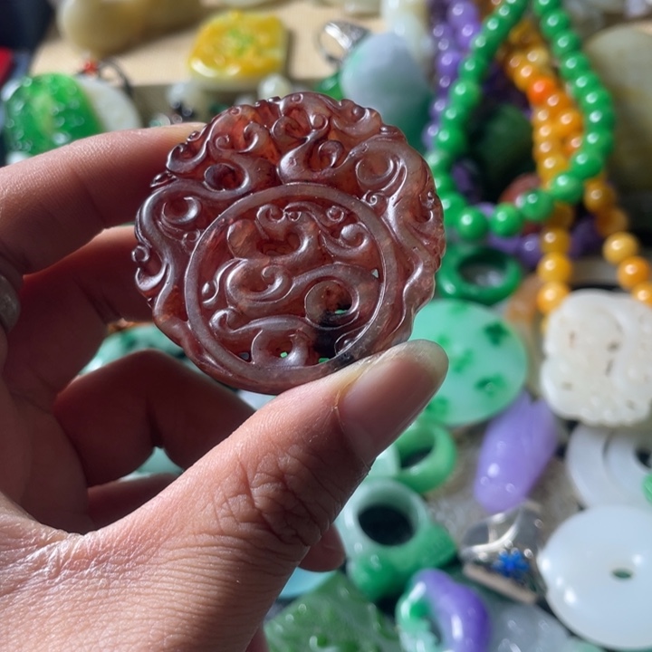 和田玉未镶嵌吊坠(不含链)