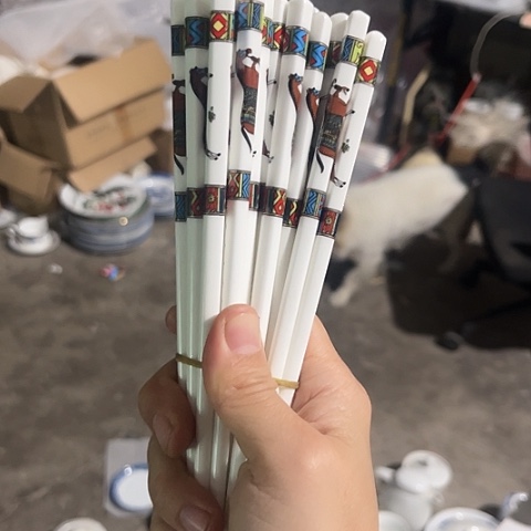 其他瓷筷子10双陶瓷