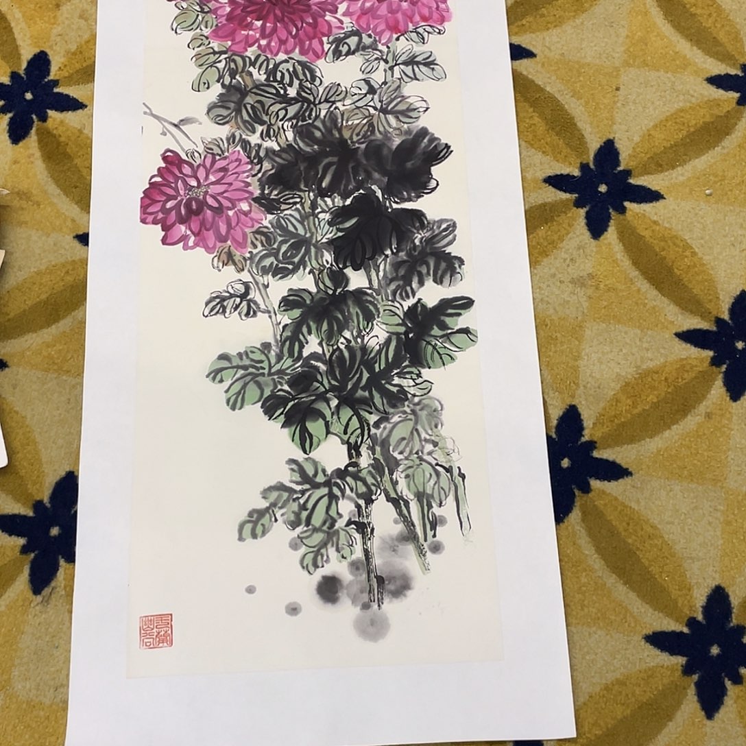 国画绘画作品花鸟作品22222