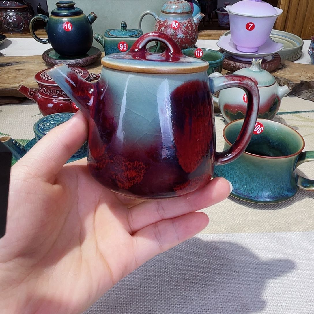 壶禹州钧瓷艺术作品