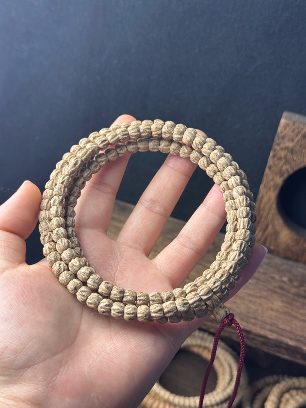 热振莲花桩脏脏串百香籽108长串