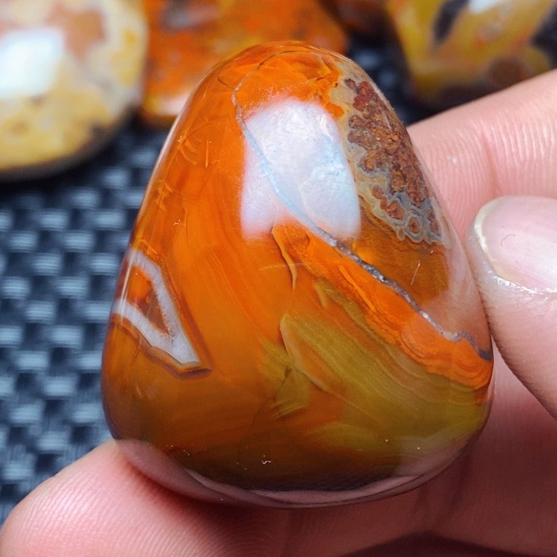 玛瑙/玉髓吊坠(不含链)未镶嵌泉*方