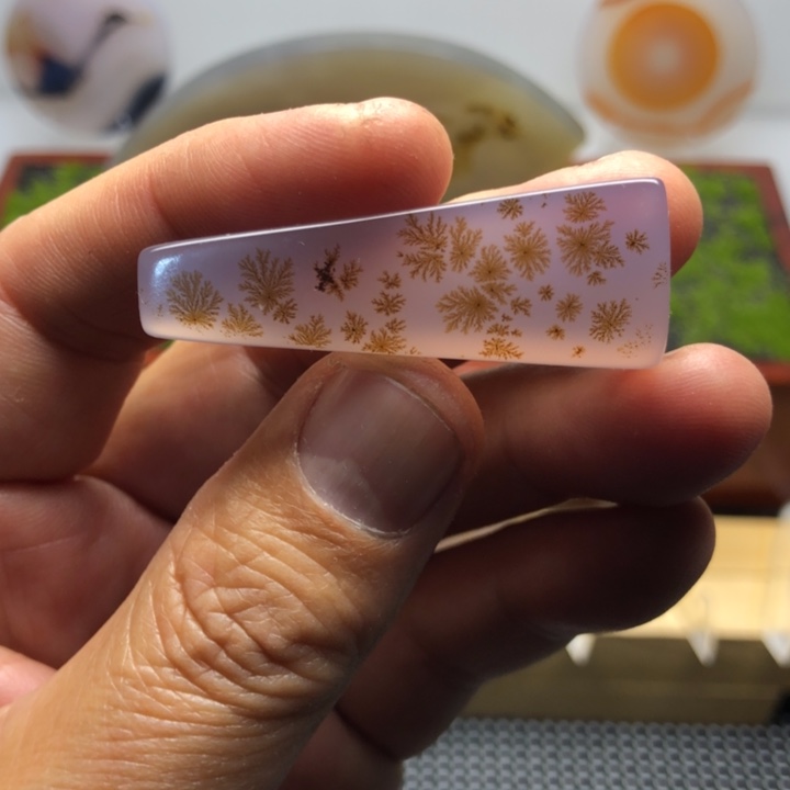 玛瑙/玉髓未镶嵌海洋玉髓象形花片