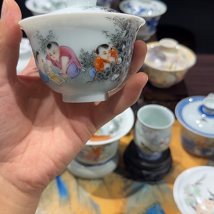 景德镇陶瓷手绘作品