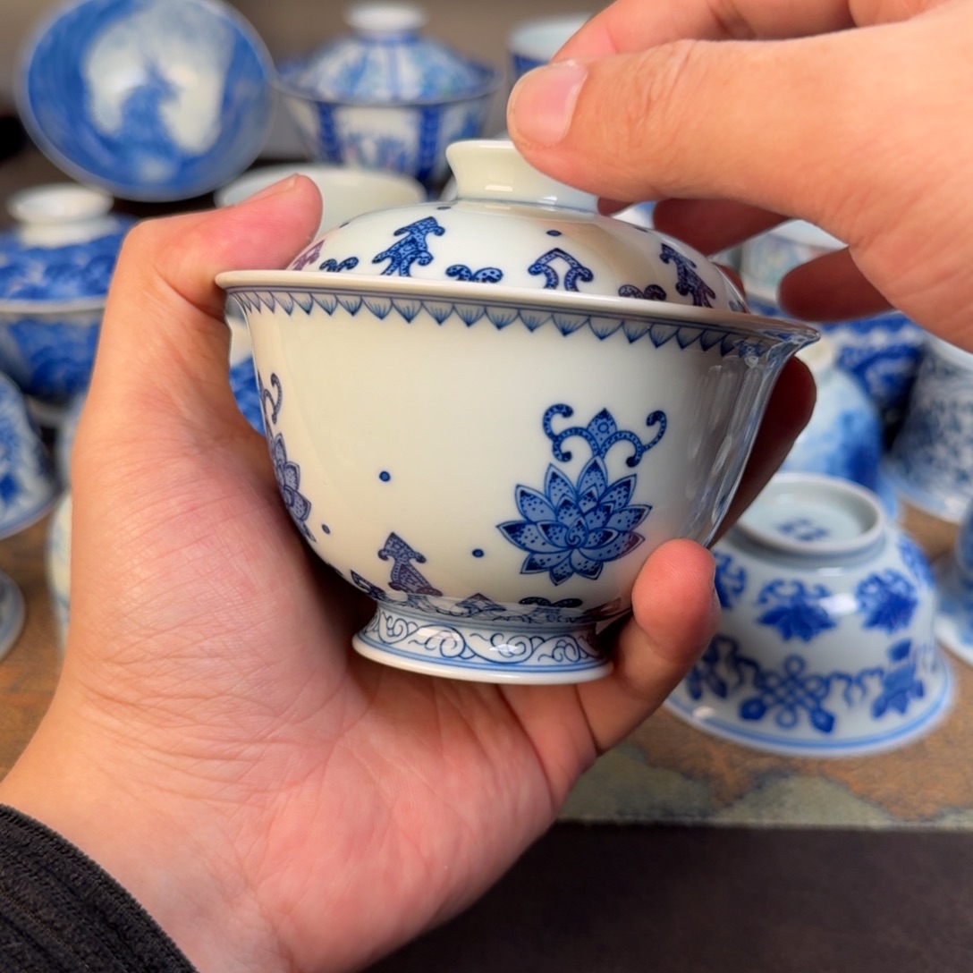 木***砖现代手工手绘茶器