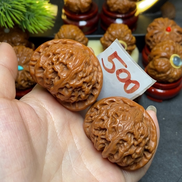 文玩核桃把件风**屁42宫灯500