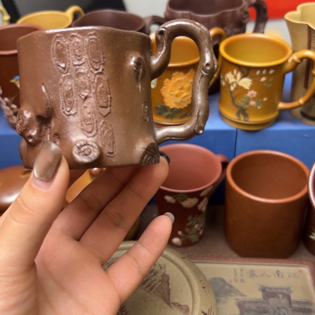 紫砂茶案紫砂主人杯100c c