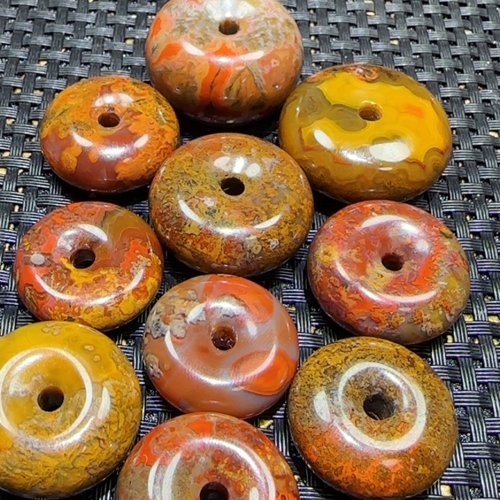 滴***君玛瑙/玉髓未镶嵌吊坠