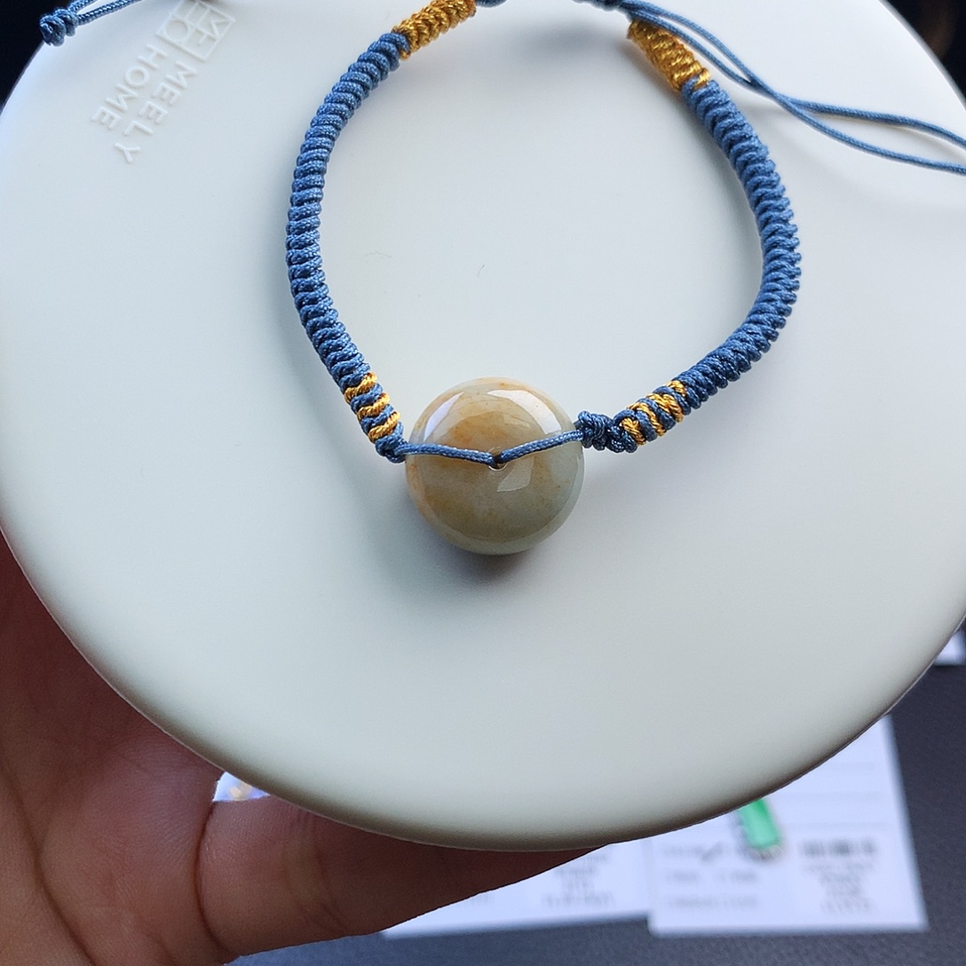 翡翠未镶嵌挂件48小时鉴赏期  平安扣