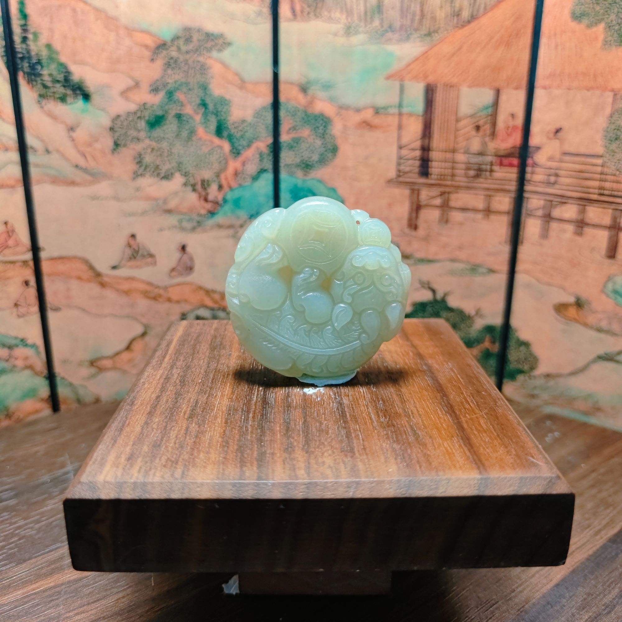 N和田玉招财貔貅吊坠0426