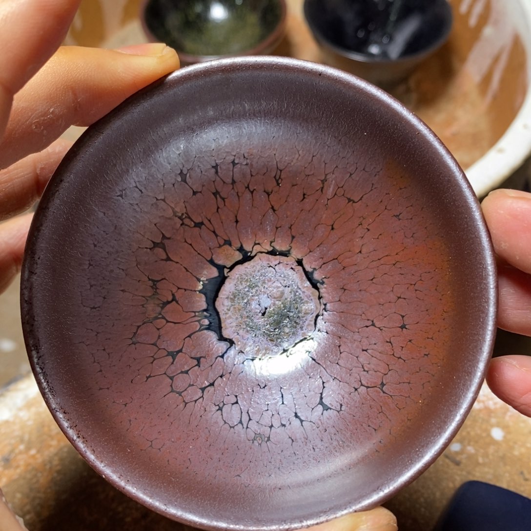 茶盏自然还原柴烧直播间