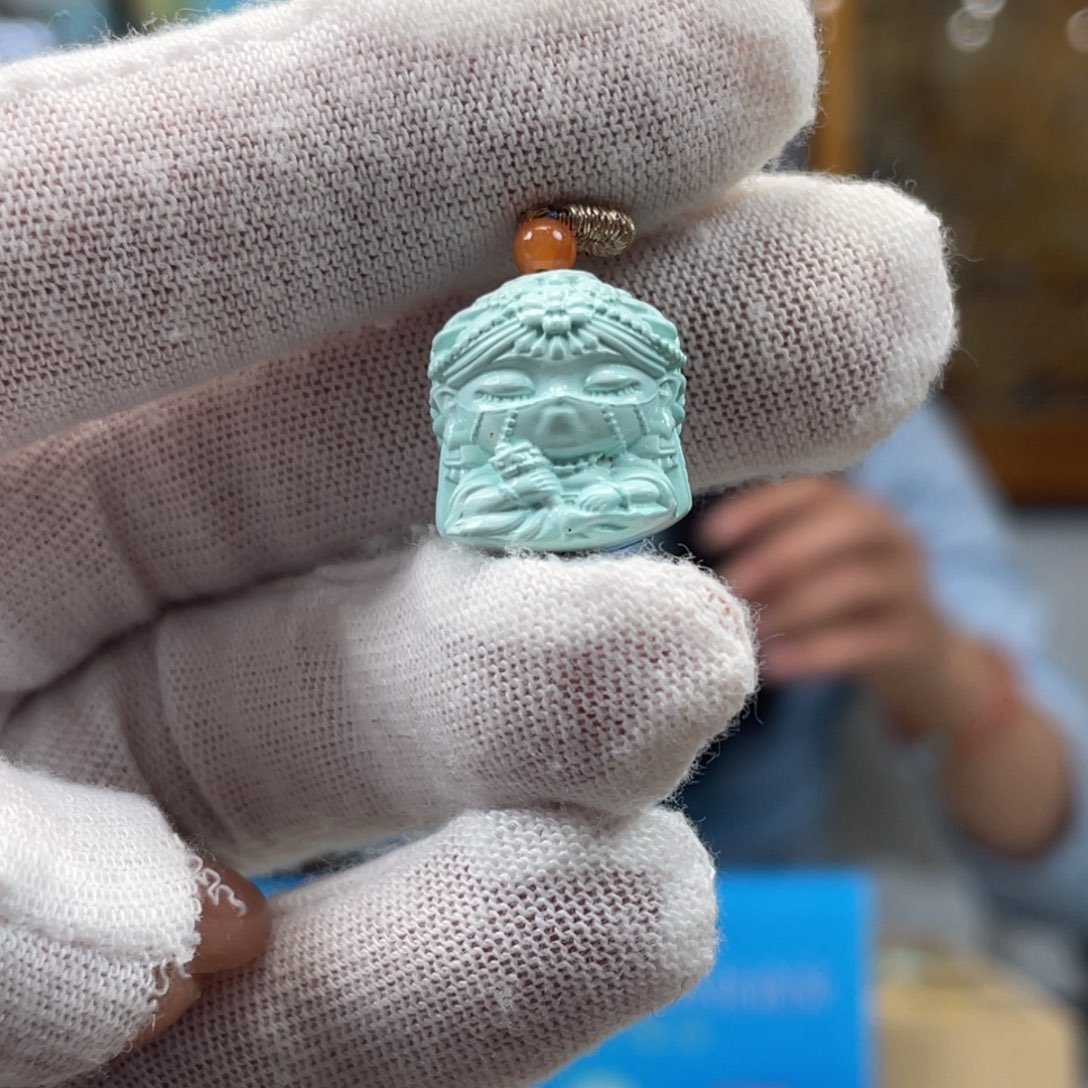 未镶嵌绿松石挂件