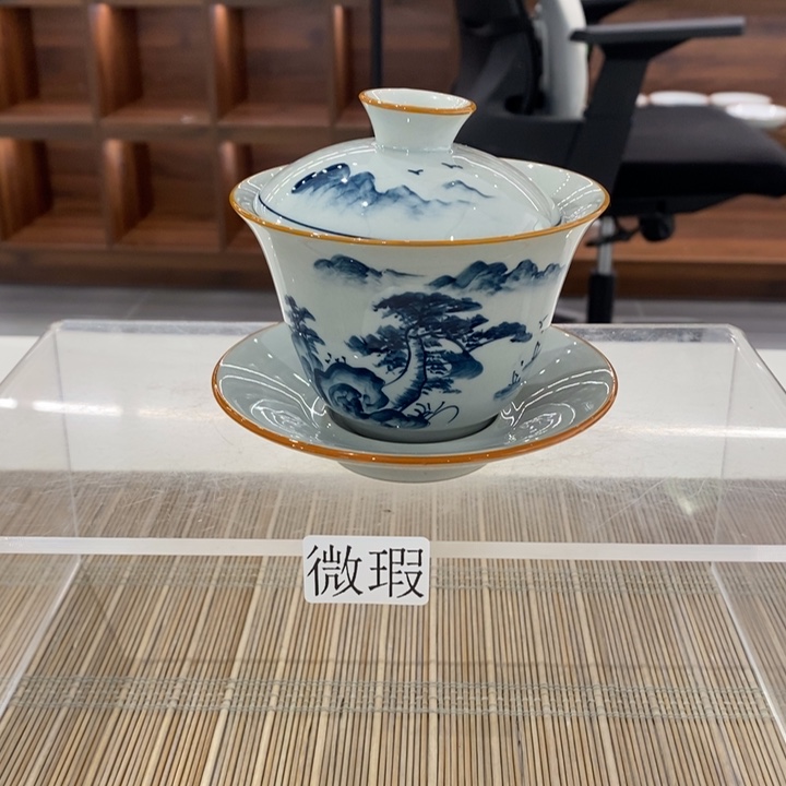 釉下老陶泥手工绘制