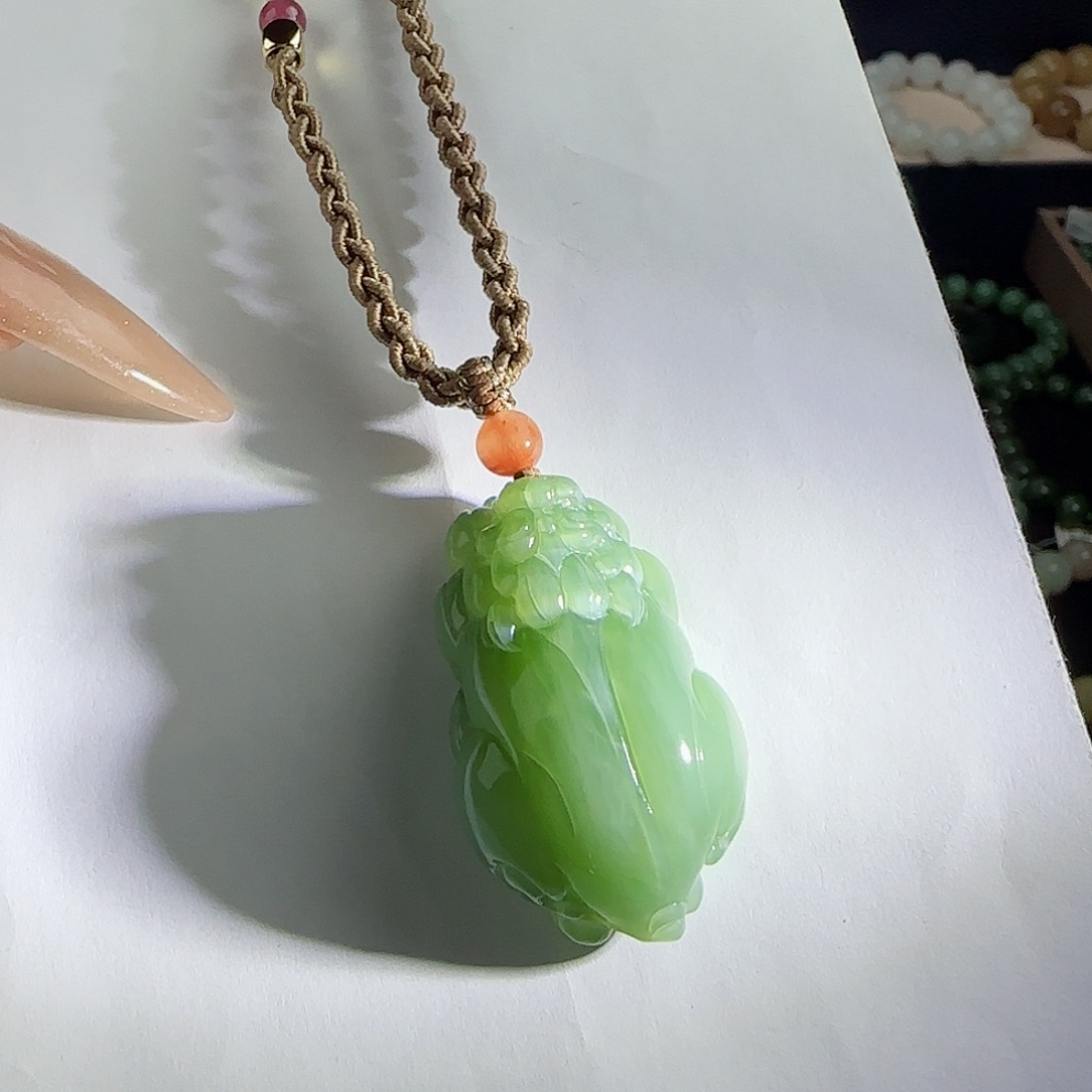 和田玉吊坠(不含链)未镶嵌