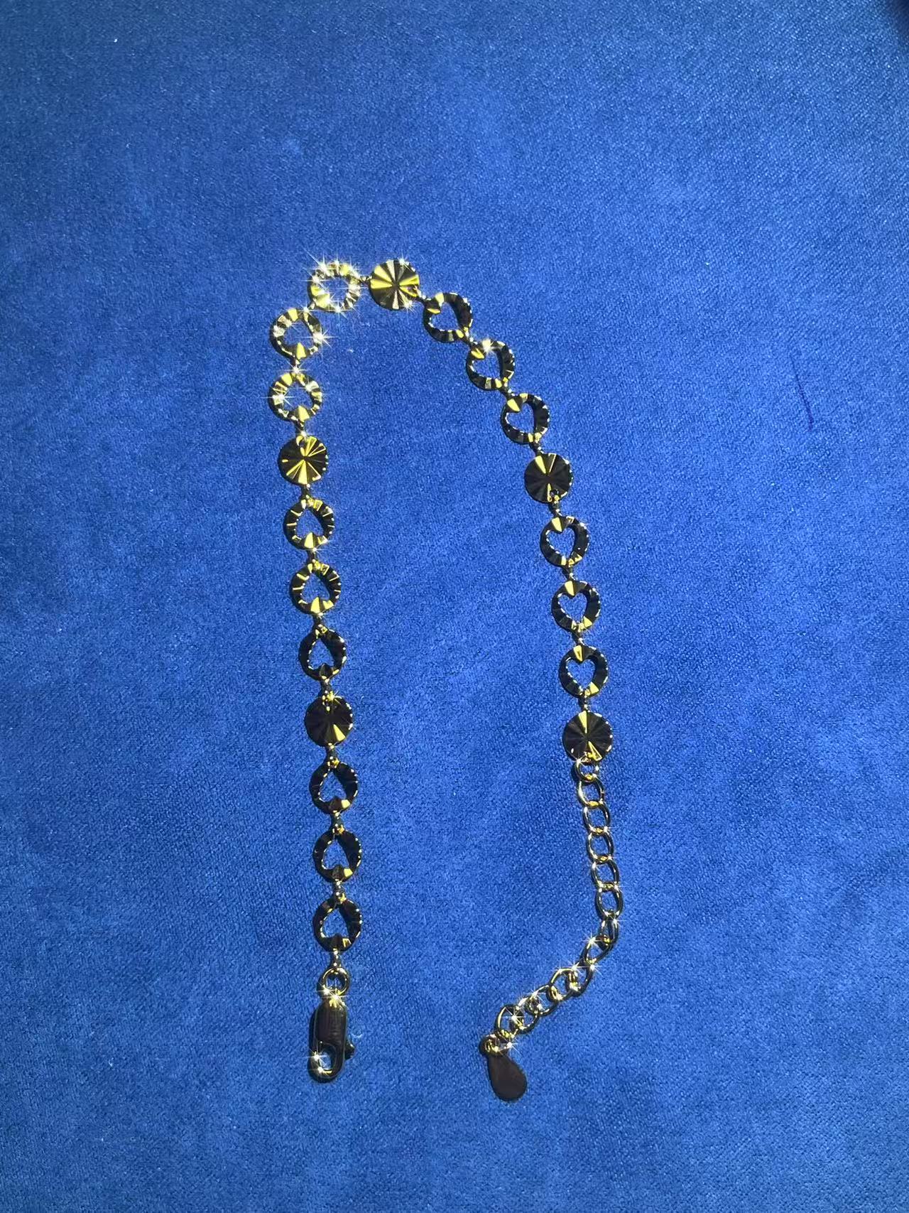 a1036黄色爱心手链多样性发货