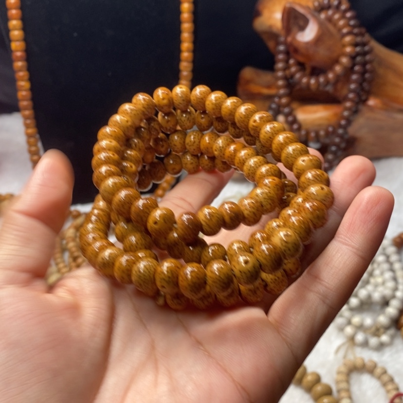 【闪购商品】星月菩提吊坠A*长脱脂8/10