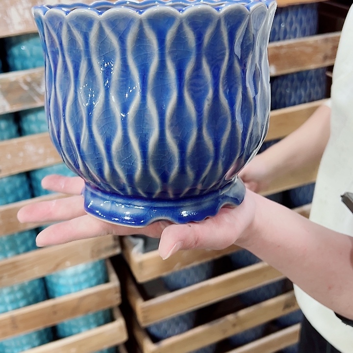 有孔，凑单福利满10元发货陶瓷多肉花盆！