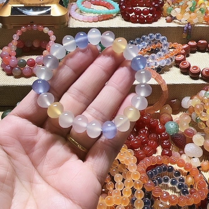 玛瑙/玉髓未镶嵌手链