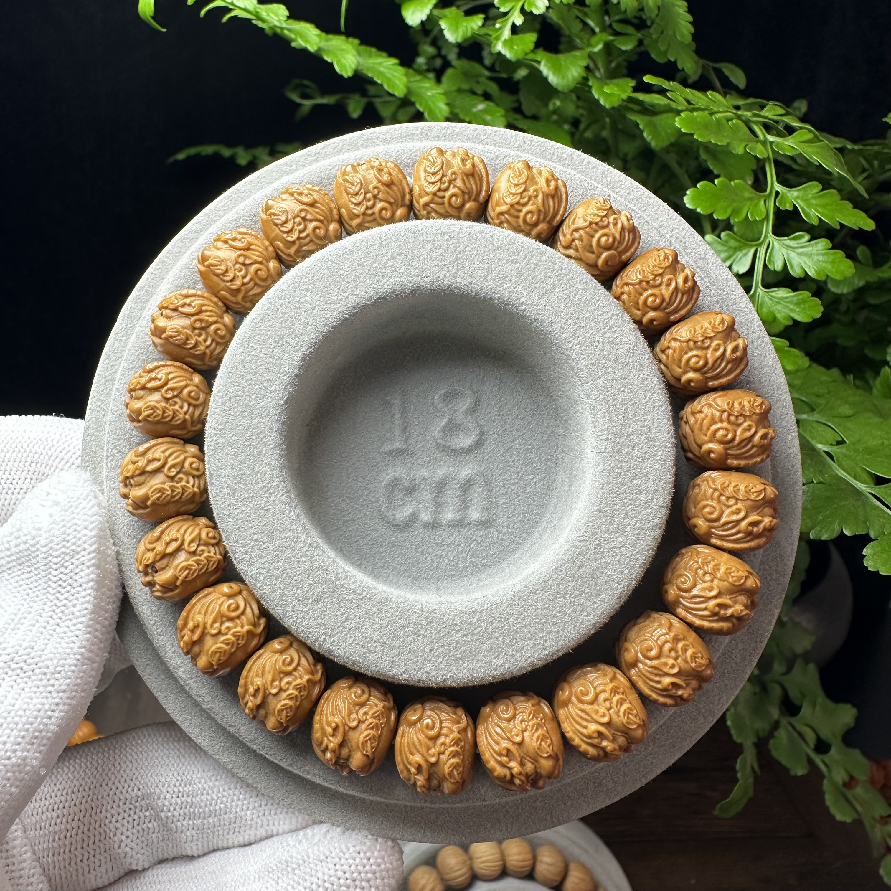 猴头核桃雕刻手串1.1宝宝龙珠串（全品）