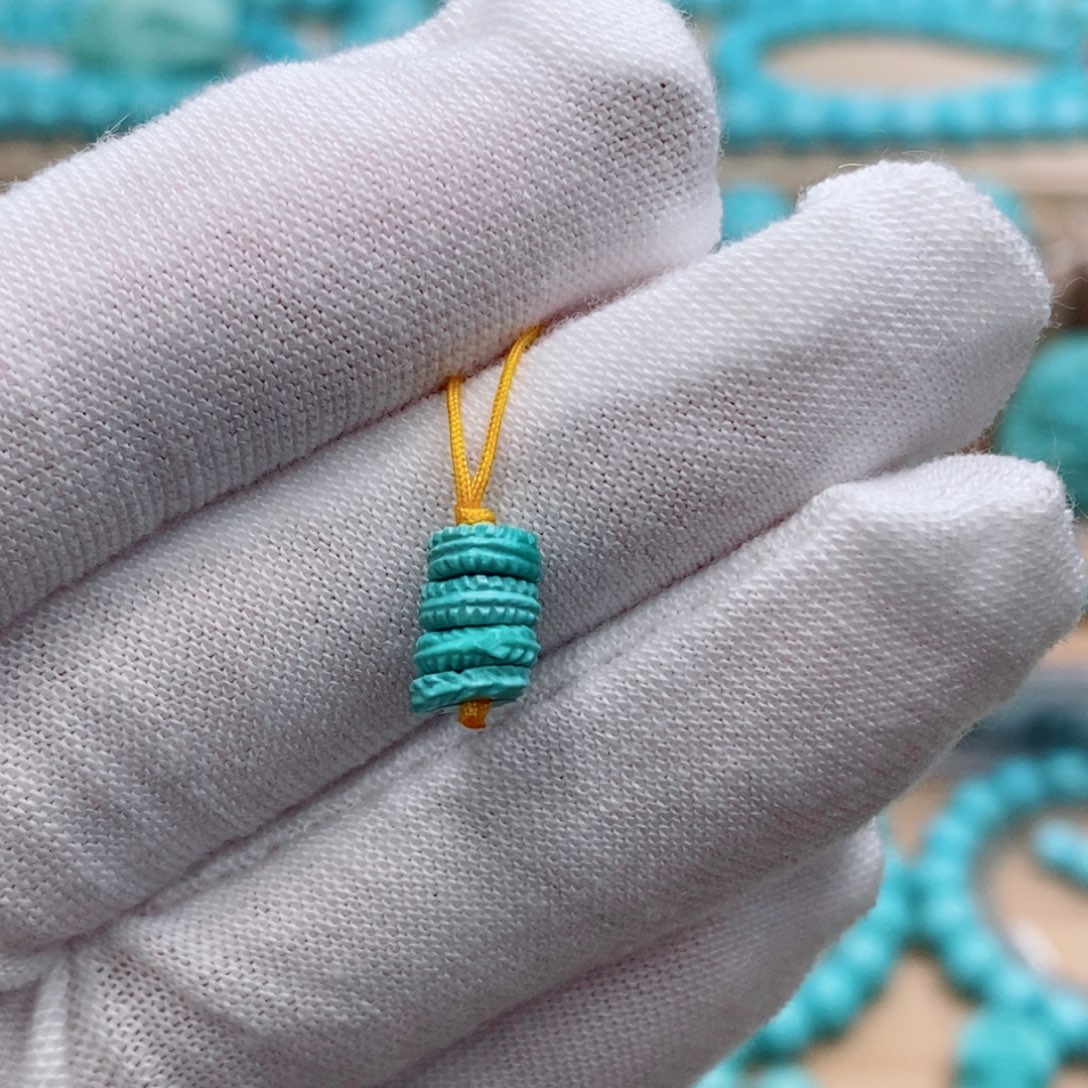 绿松石未镶嵌珠宝奇石5.8mm