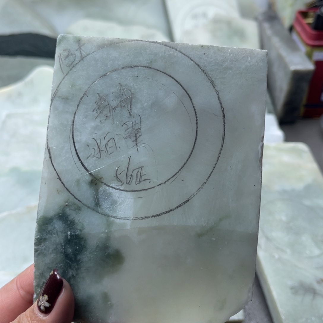 懒***么和田玉未镶嵌手镯定制手镯