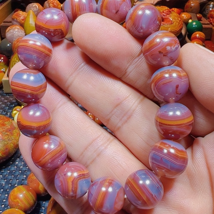 玛瑙/玉髓手串未镶嵌