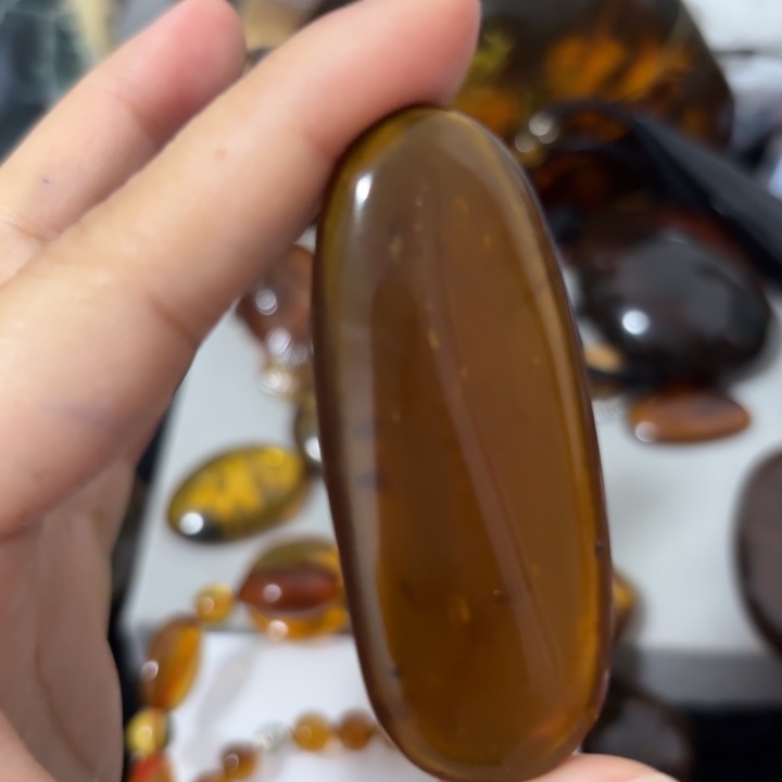 琥珀未镶嵌裸石虫珀