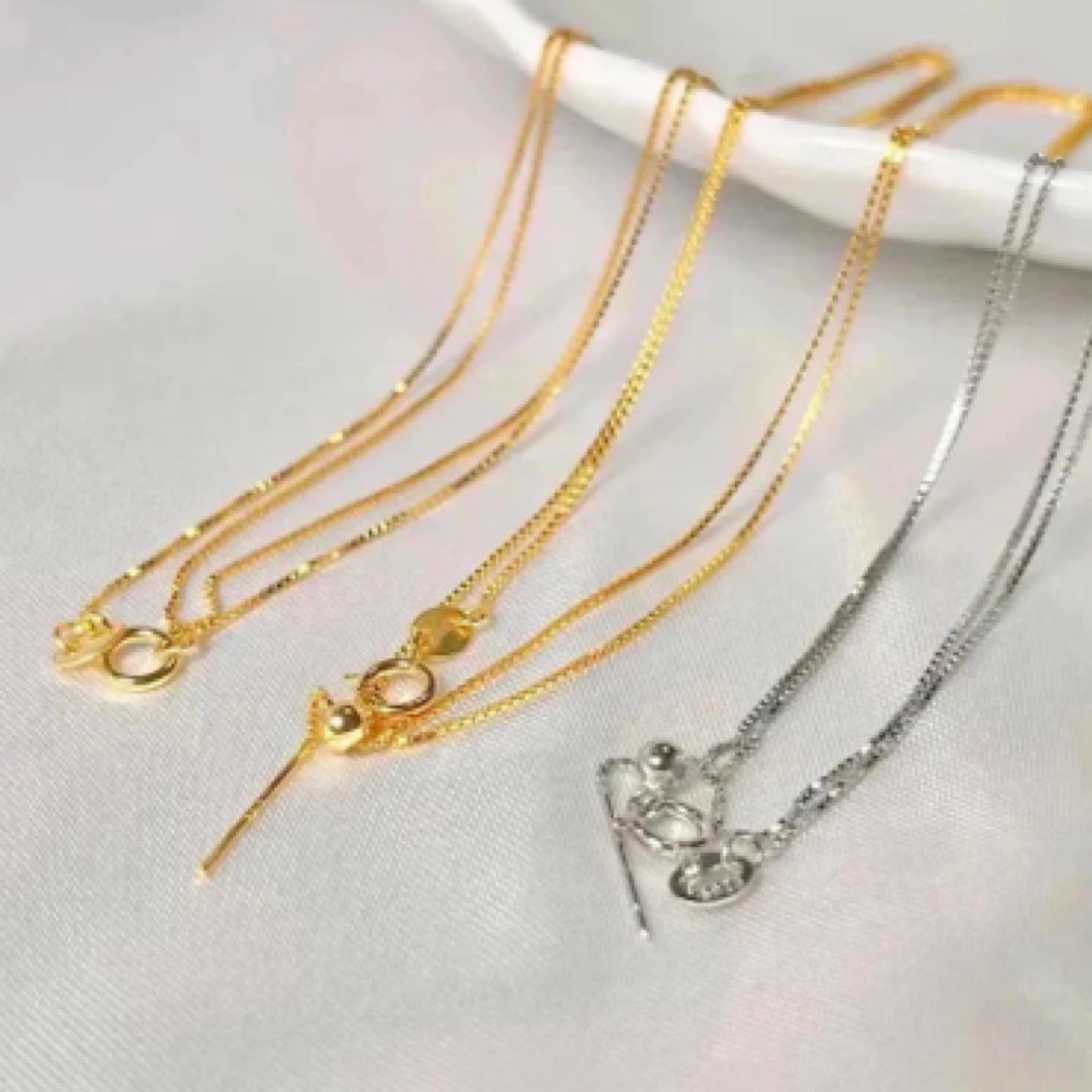 链子925银 针式肖邦链 可抽拉调节 多样性只发一件X/1111/Q