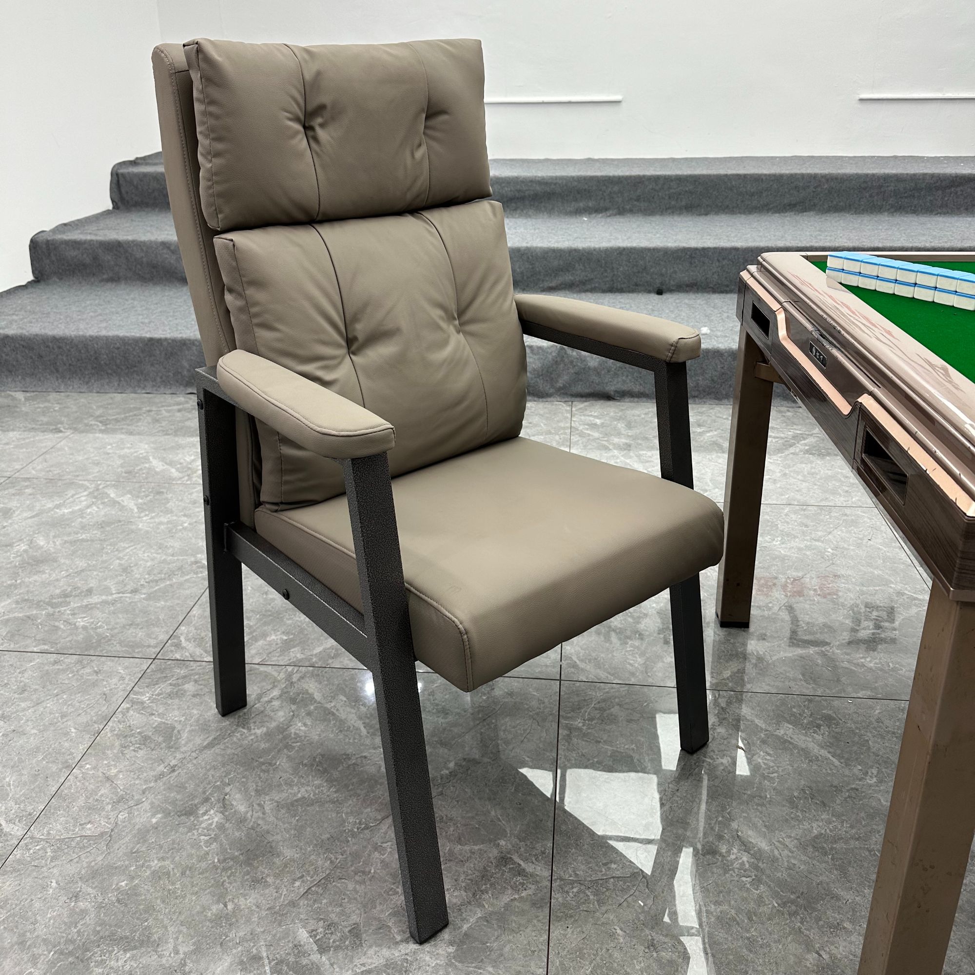 【4张】麻将椅子棋牌椅棋牌室打麻将专用椅子加厚舒服久坐不累