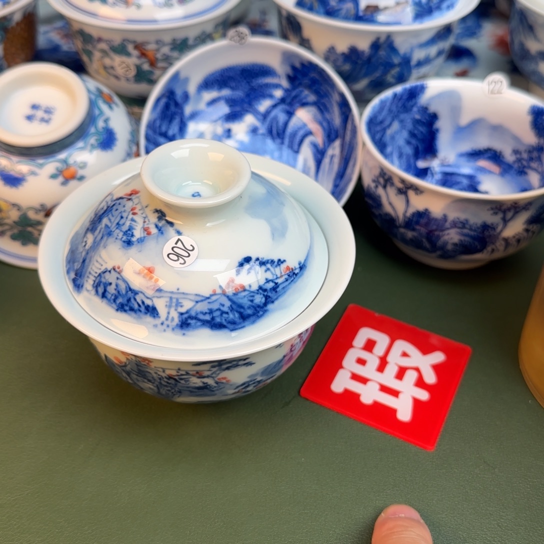 彦祖纯手工手绘茶具206