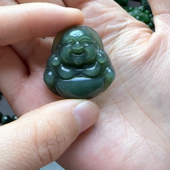 和田玉（碧玉）吊坠未镶嵌