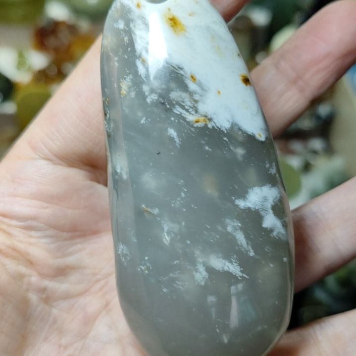 岫玉未镶嵌手把件