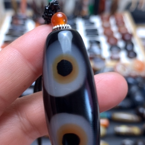 玛瑙/玉髓颈饰合金