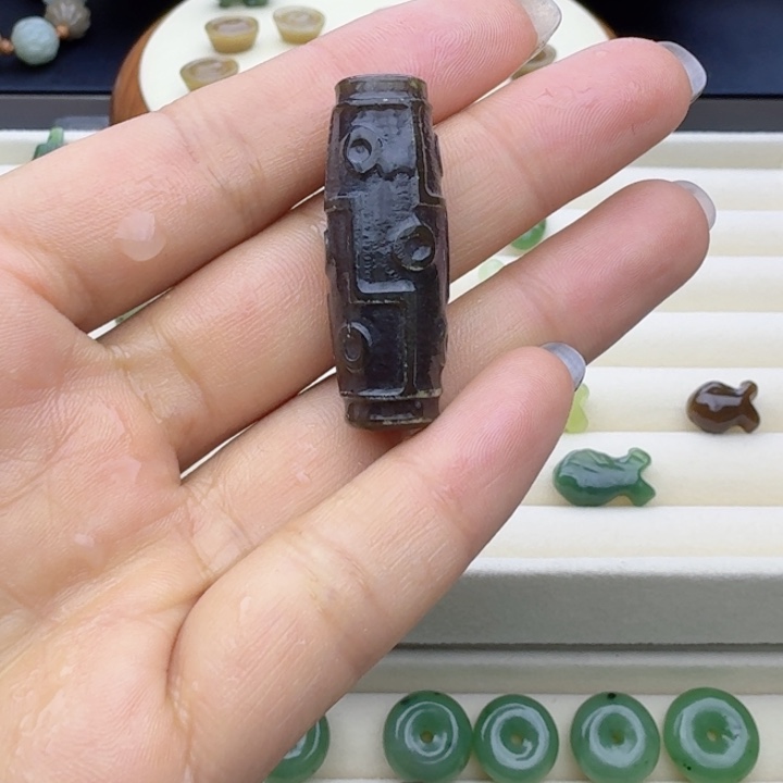 原***你和田玉（糖玉）未镶嵌车挂