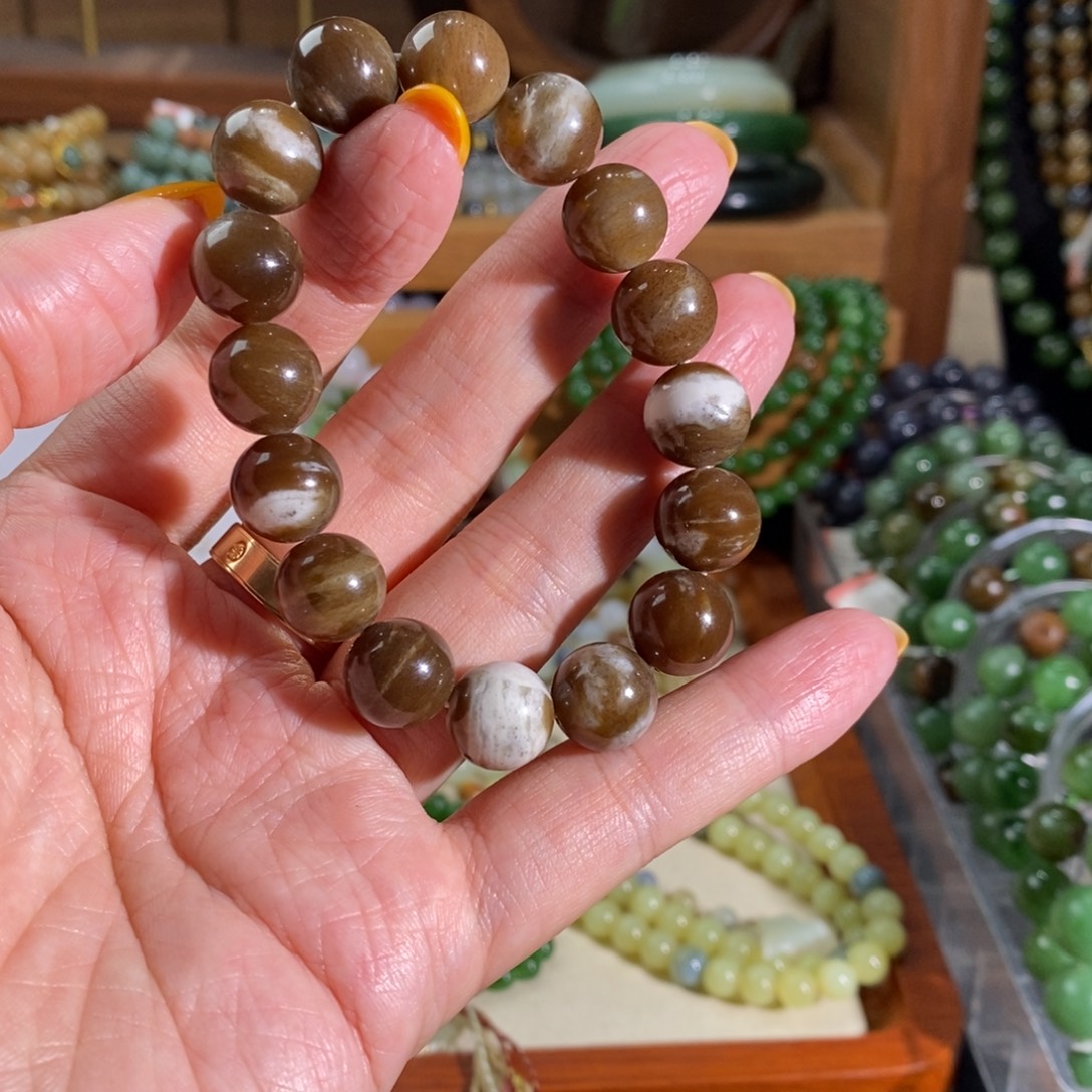 和田玉未镶嵌手链