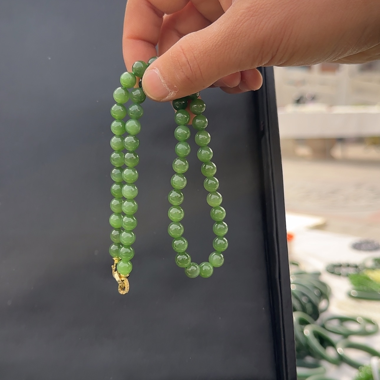 【闪购商品】和田玉未镶嵌项链碧玉项链