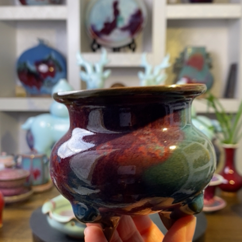 瓷片禹州神后钧瓷原产地~