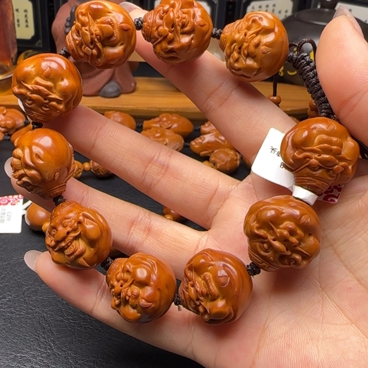 橄榄核手串/手链地主财神头