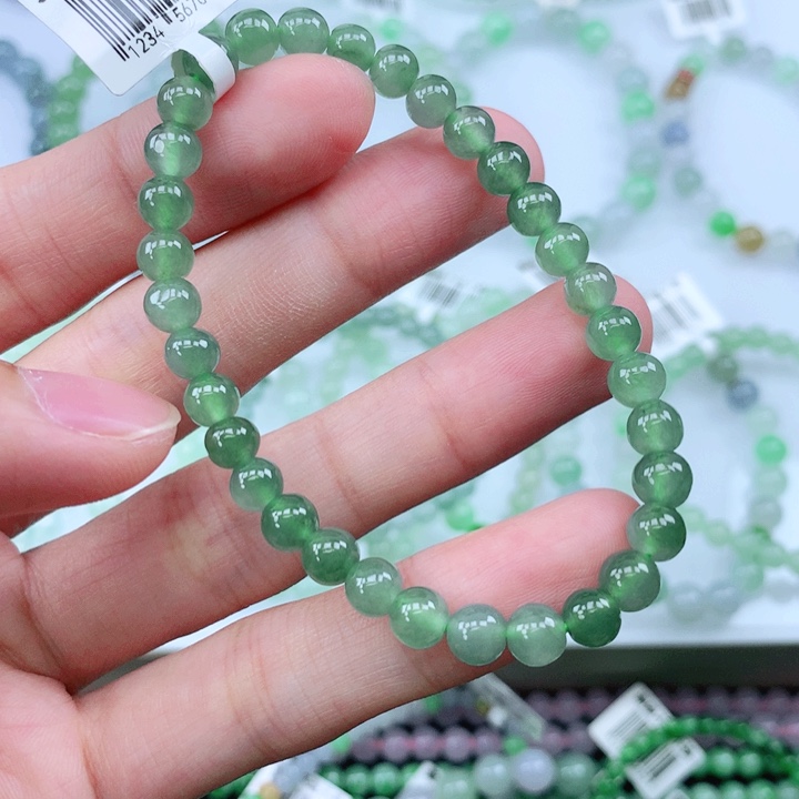 未镶嵌手链翡翠翡翠