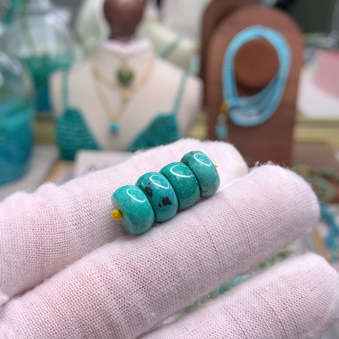 绿松石未镶嵌配饰