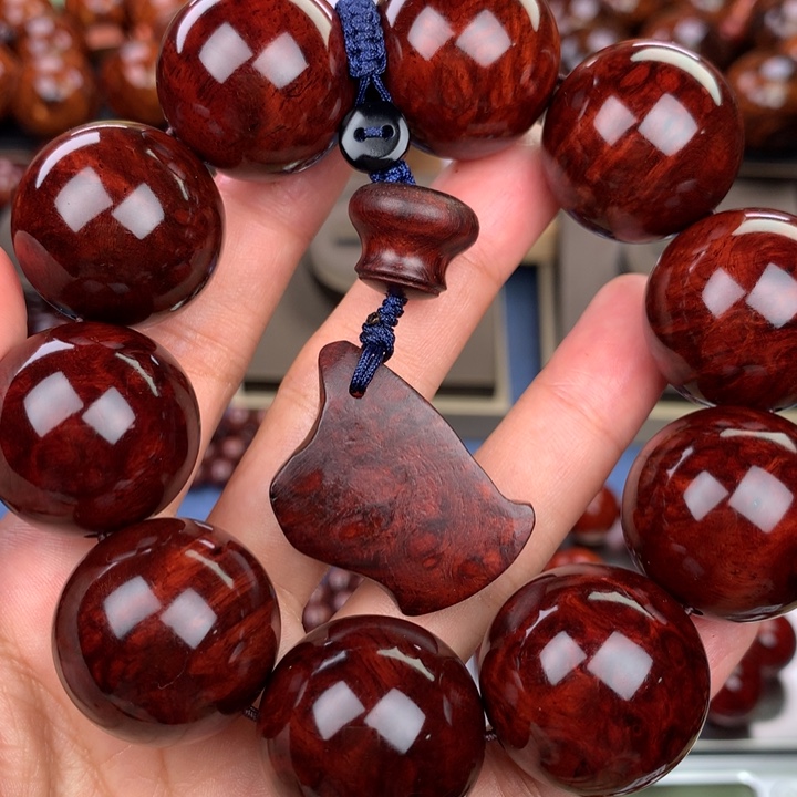 花梨木类手串手链2.5红油瘤疤