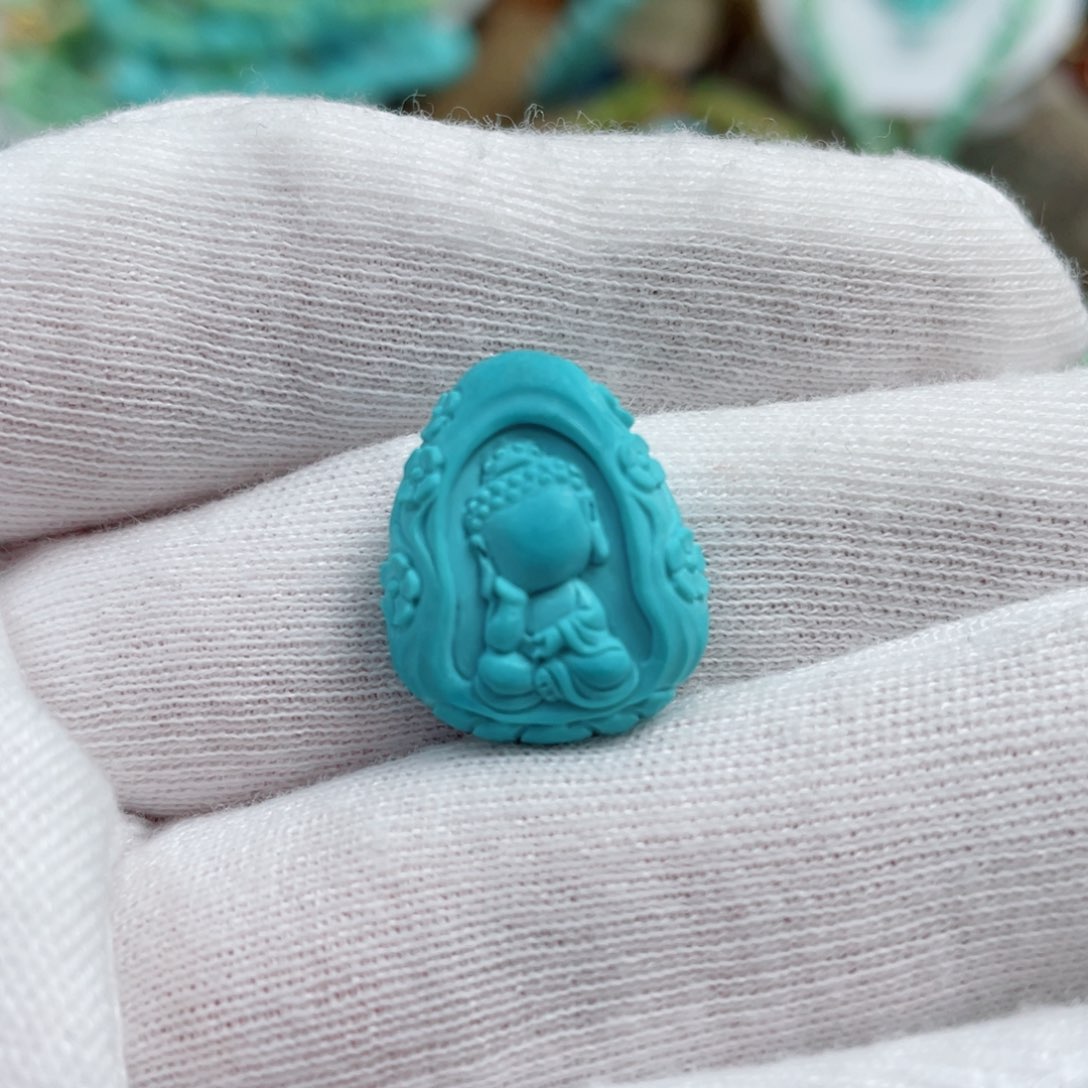 绿松石珠宝奇石未镶嵌