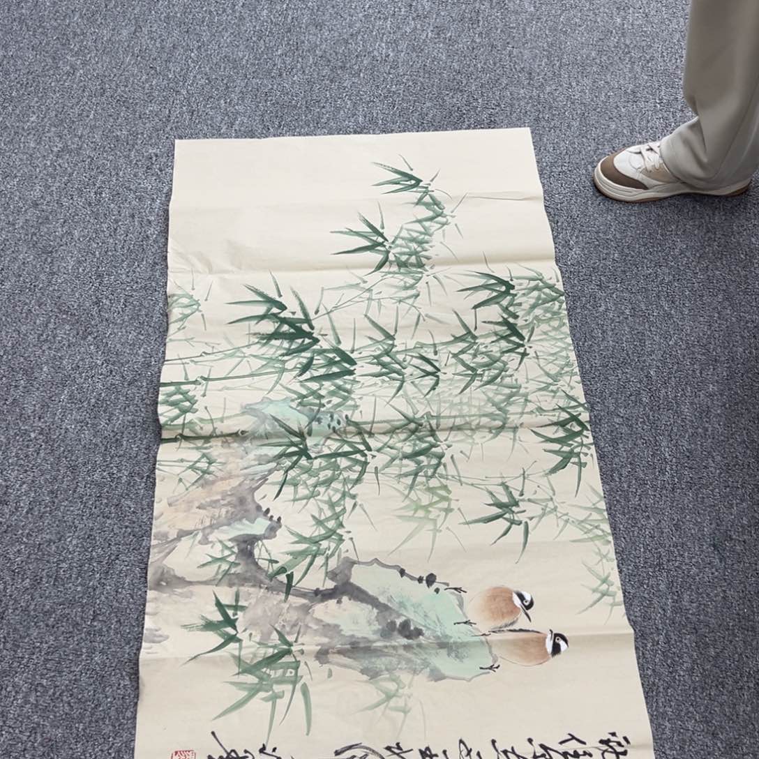 国画纯手绘字画宣纸