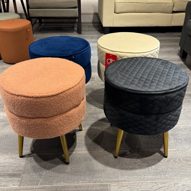 40*45cm家用多功能小凳子布艺软包小板凳换鞋凳沙发脚踏凳