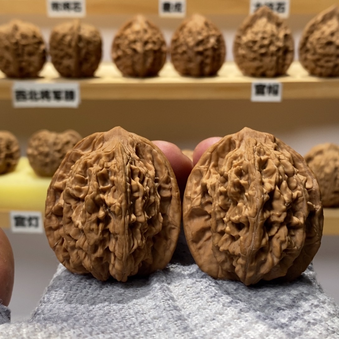 文玩核桃吊坠42尺寸全品麦穗虎头