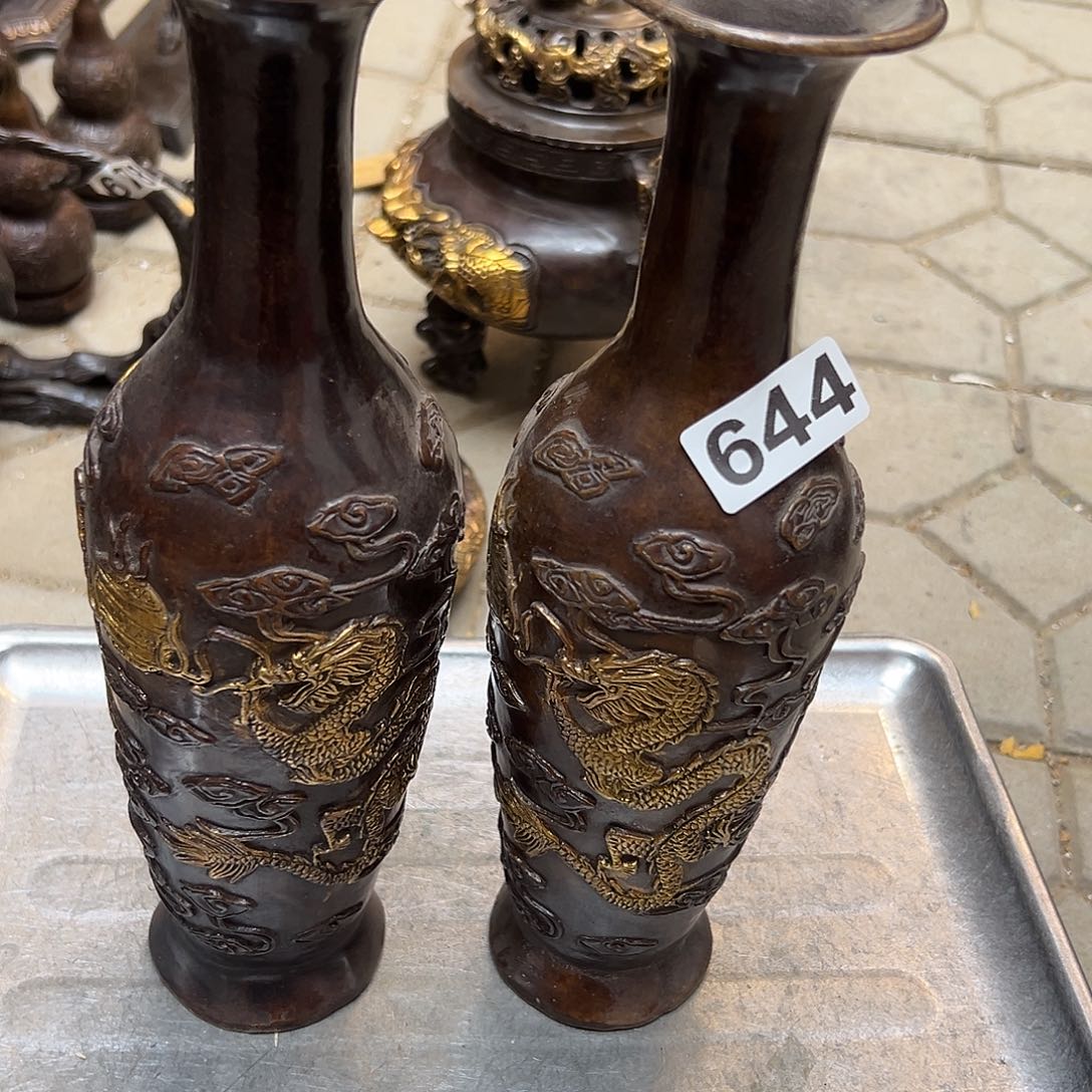 黄铜摆件，文房摆件