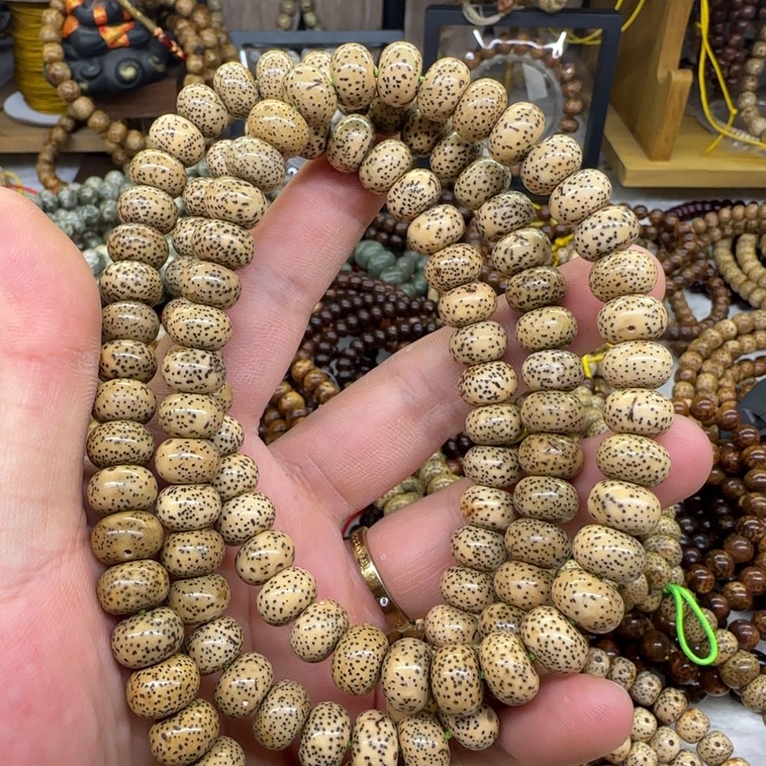 西***尔吊坠星月菩提11*8苹果脖挂算盘