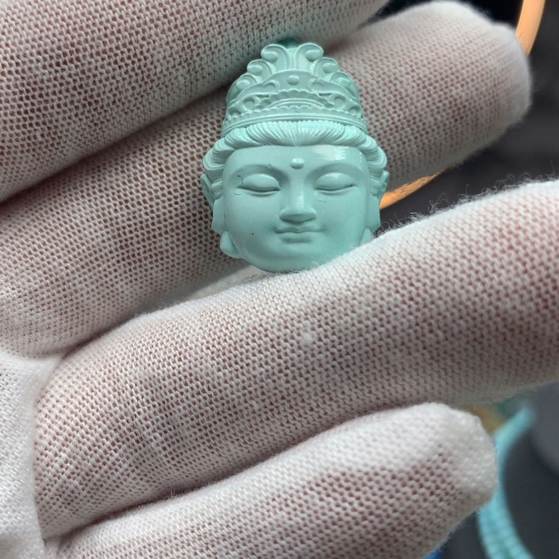 绿松石挂件未镶嵌