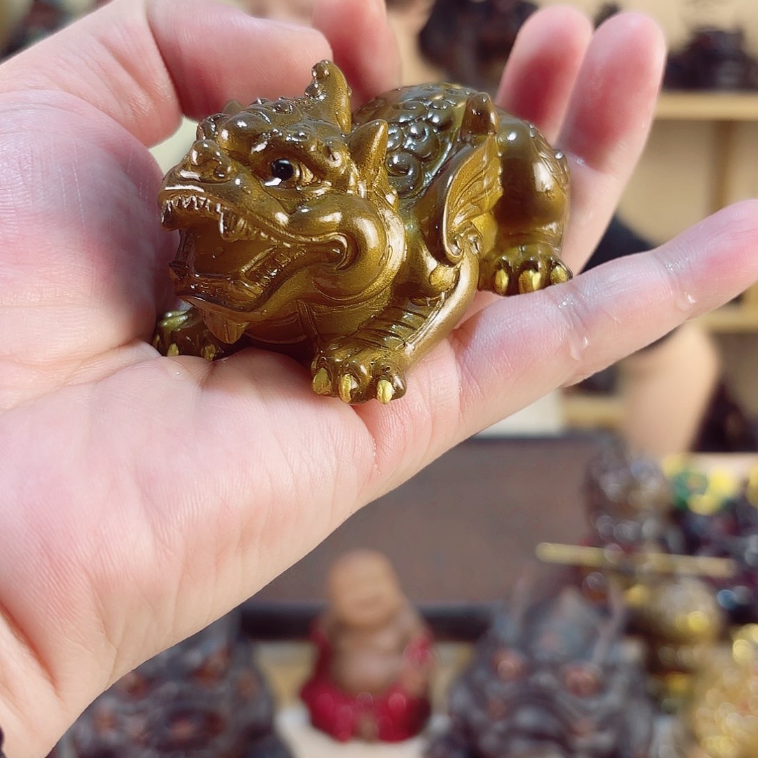 紫砂茶宠紫陶树脂茶宠摆件